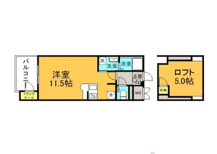 セントヒルズ横川新町の間取り