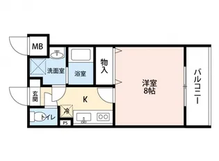 ヴィランス大塚1の間取り