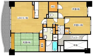 プルミエールA.CITYの間取り