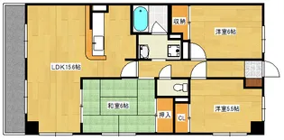 エクシード古江の間取り