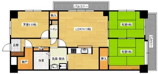 ホウライツルビルの間取り