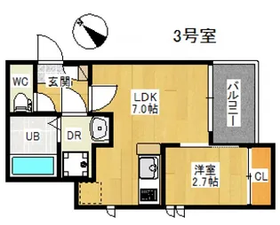 REGALEST舟入の間取り