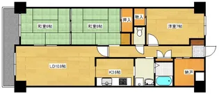 ホウライツルビルの間取り