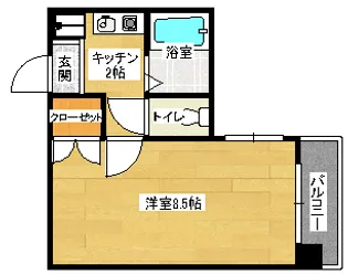 トーシン白島ビルの間取り