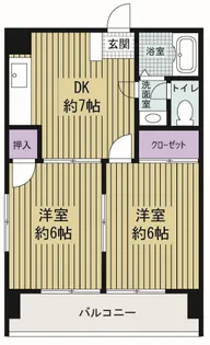 第2白石ビルの間取り