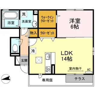 ロイヤルハイム江波の間取り