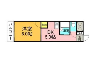 ハイツAI江波の間取り