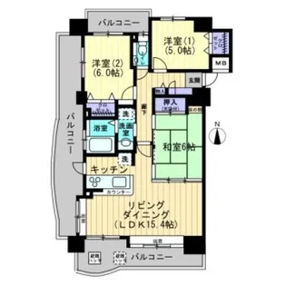 アイレスト古市駅前の間取り