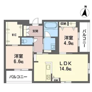 ラウンドヒルズKの間取り