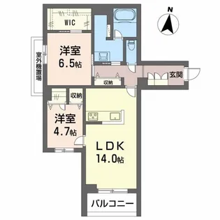 ラウンドヒルズKの間取り