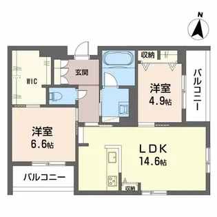 ラウンドヒルズKの間取り