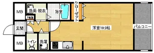 グラビスコート光町の間取り