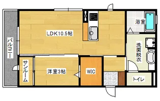 エルマーナB棟の間取り