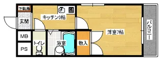 バオバブ白島の間取り