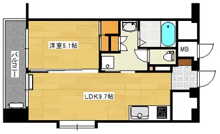 ライオンズステーションプラザ広島の間取り