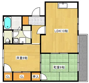 ディアス井口の間取り