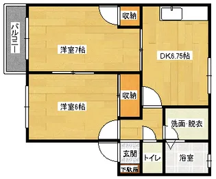 プラネット壱番館の間取り