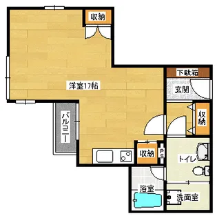 パインヒルズ東白島の間取り