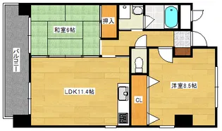 エスコモド18の間取り