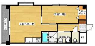 コンフォール空港通りの間取り