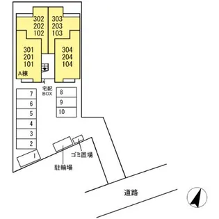 D-Axis旭A棟の外観