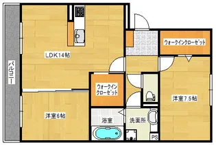 ベリランテ東雲の間取り