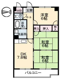 ロイヤルオークスの間取り