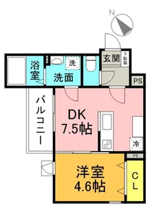 MIRAISM旭町の間取り