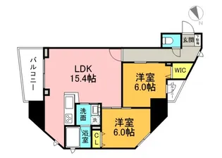 ザマジェスティー白島九軒町の間取り