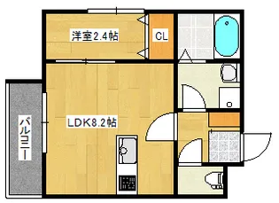 セブンプロート南観音7丁目の間取り