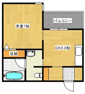 リビエーヌ2の間取り