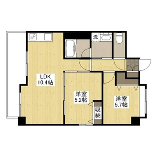 天神川駅前エステートの間取り