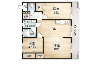 SYコートマンションの間取り