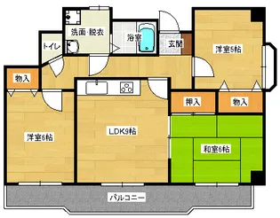 サンコーポ長束2の間取り