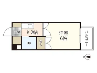 コーポモリタの間取り