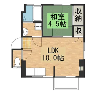 天神マンションの間取り