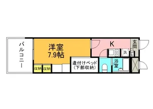 レオパレス国泰寺の間取り