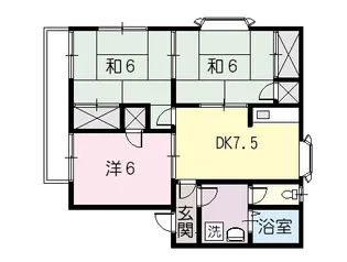 エクシア77E棟の間取り