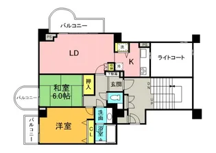 A.CITYタワーズウエストの間取り