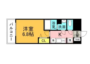 プレサンス広島中央の間取り