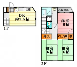 横張ビル【1階】の間取り