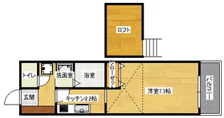 グラビスコート紙屋町の間取り