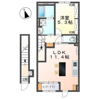 スイートモダン船越の間取り