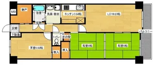 ホウライツルビルの間取り