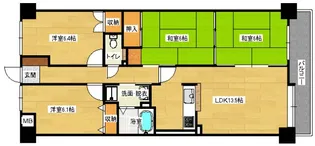 ホウライツルビルの間取り