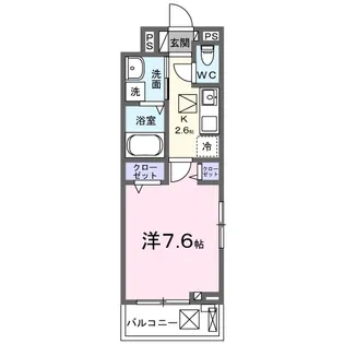 ラクラリテ高須【1階】の間取り