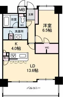 フローレンス幟町公園の間取り