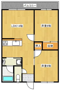 ソアレ八木の間取り