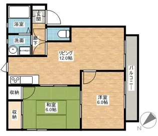 メゾンクローバーの間取り