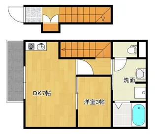Faircourt安東No.1の間取り